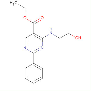 4-(2-羟基-乙基氨基)-2-苯基-嘧啶-5-羧酸乙酯结构式_32515-49-4结构式