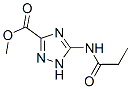 (9ci)-5-[(1-氧代丙基)氨基]-1H-1,2,4-噻唑-3-羧酸甲酯结构式_326186-20-3结构式