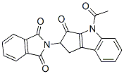 4-乙酰基-2-(1,3-二氢-1,3-二氧代-2H-异吲哚-2-基)-1,4-二氢环戊并[B]吲哚-3(2H)-酮结构式_32641-54-6结构式