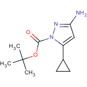 3-氨基-5-环丙基-1H-吡唑-1-羧酸叔丁酯结构式_326827-13-8结构式