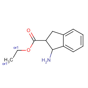 (1r,2s)-rel-(9ci)-1-氨基-2,3-二氢-1H-茚-2-羧酸乙酯结构式_327178-47-2结构式