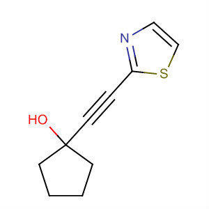 (9Ci)-1-(2-噻唑乙炔)-环戊醇结构式_329202-29-1结构式