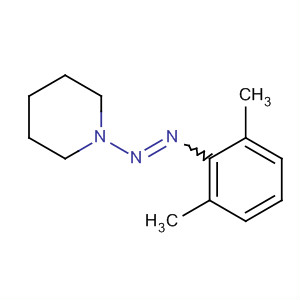 1-((2,6-二甲基苯基)二氮杂烯)哌啶结构式_329278-46-8结构式