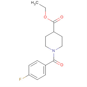 1-(4-氟苯甲酰基)哌啶-4-羧酸乙酯结构式_330469-28-8结构式