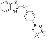 N-(4-(4,4,5,5-四甲基-1,3,2-二噁硼烷-2-基)苯基)苯并[d]噻唑-2-胺结构式_330793-85-6结构式