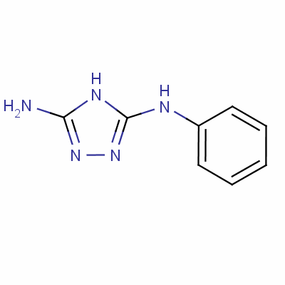 1H-1,2,4-triazole-3,5-diamine, n5-phenyl-Structure,3310-68-7Structure 1H-1,2,4-triazole-3,5-diamine, n5-phenyl- Structure,3310-68-7Structure
