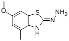 (9Ci)-6-甲氧基-4-甲基-2(3H)-苯并噻唑酮肼酮结构式_331679-74-4结构式