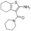 3-(哌啶-1-基羰基)-4,5,6,7-四氢-1-苯并噻吩-2-胺结构式_331760-59-9结构式