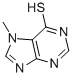7-甲基-6-疏基嘌呤结构式_3324-79-6结构式