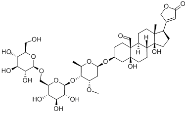 K-毒毛旋花子甙结构式_33279-57-1结构式