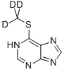 6-甲巯基嘌呤-D3结构式_33312-93-5结构式