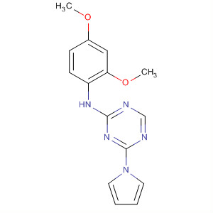 N-(2,4-二甲氧基苯基)-4-(1H-吡咯-1-基)-1,3,5-噻嗪-2-胺结构式_333727-96-1结构式