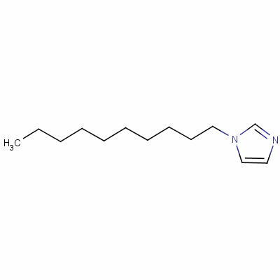 1-癸基咪唑结构式_33529-02-1结构式