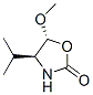 (4S,5R)-(9Ci)-5-甲氧基-4-(1-甲基乙基)-2-噁唑烷酮结构式_335627-77-5结构式