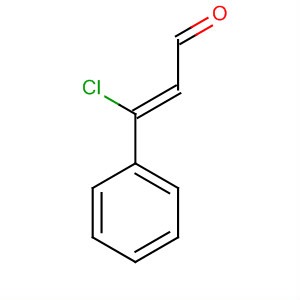 (2Z)-3-氯-3-苯基-2-丙烯醛结构式_33603-87-1结构式