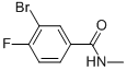 N-甲基-3-溴-4-氟苯甲酰胺结构式_337536-22-8结构式