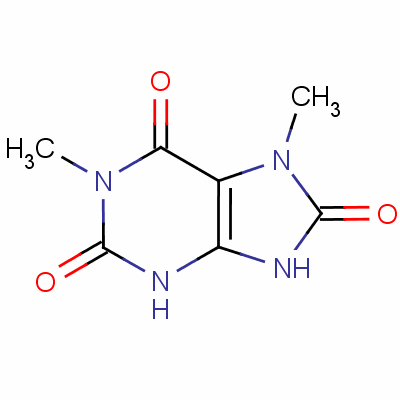 1,7-二甲基尿酸结构式_33868-03-0结构式
