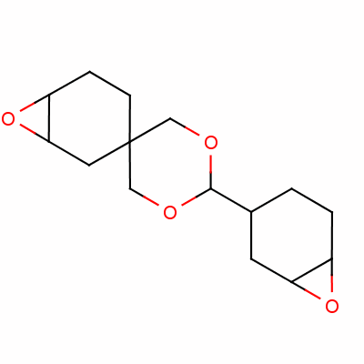 2-(7-噁双环[4.1.0]庚-3-基)-螺[1,3-二噁烷-5,3-[7] 噁双环[4.1.0]庚烷]结构式_3388-03-2结构式