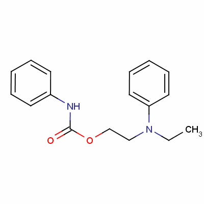 2-(乙基-苯基氨基)乙基N-苯基氨基甲酸酯结构式_33898-93-0结构式 2-(乙基-苯基氨基)乙基N-苯基氨基甲酸酯结构式_33898-93-0结构式