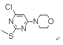 4-Chloro-6-morpholino-2-pyrimidinyl methyl sulfide Structure