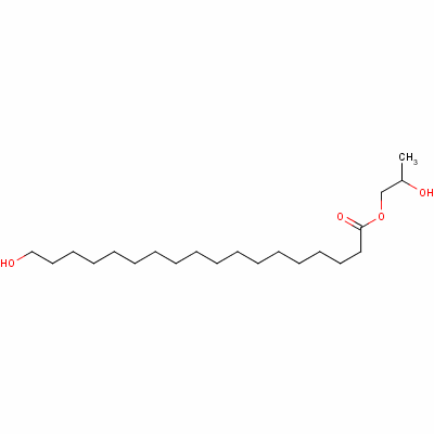 丙烷-1,2-二醇单羟基十八烷酸酯结构式_33907-47-0结构式