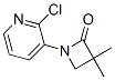 1-(2-Chloro-3-pyridyl)-3,3-dimethyl-2-azetidinoneStructure,339100-95-7Structure 1-(2-Chloro-3-pyridyl)-3,3-dimethyl-2-azetidinone Structure,339100-95-7Structure