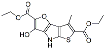 (9Ci)-3-羟基-7-甲基-4H-呋喃并[3,2-B]噻吩并[3,2-D]吡咯-2,6-二羧酸二乙酯结构式_339996-68-8结构式