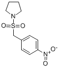N-[(4-硝基苯基)-甲基磺酰基]吡咯烷结构式_340041-91-0结构式
