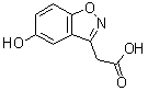 5-羟基-1,2-苯异噁唑-3-乙酸结构式_34173-03-0结构式
