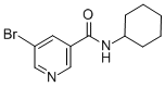 5-溴-n-环己基烟酰胺结构式_342013-85-8结构式