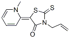2-三氧代-3-丙烯基-2-4-氧代-5-(n-甲基-2-吡啶)-1,3-噻唑烷结构式_34330-15-9结构式