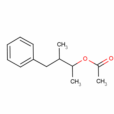 1,2-二甲基-3-苯基乙酸丙酯结构式_34362-37-3结构式