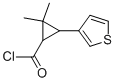 (9Ci)-2,2-二甲基-3-(3-噻吩)-环丙烷羰酰氯结构式_343856-88-2结构式