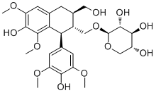 南烛木糖甙结构式_34425-25-7结构式