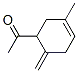 (9CI)-1-(3-甲基-6-亚甲基-3-环己烯-1-基)-乙酮结构式_344258-57-7结构式