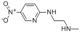 (9Ci)-N-甲基-N-(5-硝基-2-吡啶)-1,2-乙烷二胺结构式_345629-42-7结构式