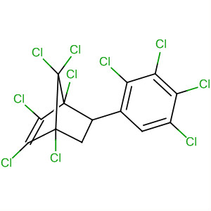 5-(四氯苯基)-1,2,3,4,7,7-六氯-2-酒石酸结构式_34571-15-8结构式