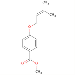 4-(3-甲基-2-丁烯基氧基)苯甲酸甲酯结构式_34593-50-5结构式