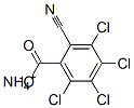 3,4,5,6-四氯-2-氰基苯甲酸胺盐结构式_34643-39-5结构式