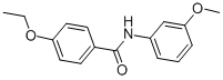 4-乙氧基-N-(3-甲氧基苯基)苯甲酰胺结构式_346693-59-2结构式
