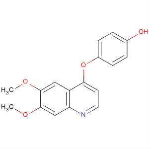 6,7-二甲氧基-4-(4-羟基苯氧基)喹啉结构式_347405-65-6结构式