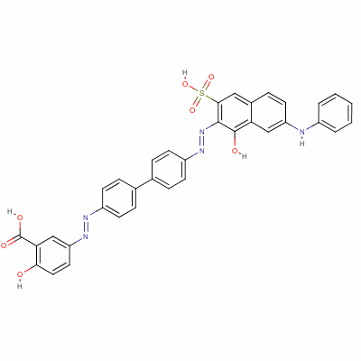 直接红棕 BX结构式_3476-90-2结构式