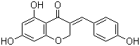 (E)-5,7-二羟基-3-(4-羟基苯亚甲基)色满-4-酮结构式_34818-83-2结构式