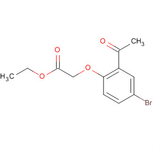 2-(2-乙酰基-4-溴苯氧基)乙酸乙酯结构式_34849-50-8结构式