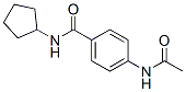 Benzamide,4-(acetylamino)-n-cyclopentyl-(9ci)Structure,348615-16-7Structure Benzamide,4-(acetylamino)-n-cyclopentyl-(9ci) Structure,348615-16-7Structure