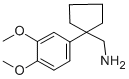 1-(3,4-二甲氧基苯基)-1-氨基甲基环戊烷结构式_34975-23-0结构式