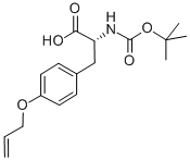 叔丁氧羰基-O-烯丙基-L-酪氨酸结构式_350820-56-3结构式