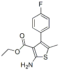 3-Thiophenecarboxylic acid, 2-amino-4-(4-fluorophenyl)-5-methyl-, ethyl esterStructure,350989-70-7Structure 3-Thiophenecarboxylic acid, 2-amino-4-(4-fluorophenyl)-5-methyl-, ethyl ester Structure,350989-70-7Structure