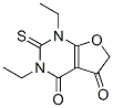 1,3-二乙基-2,3-二氢-2-硫氧代-呋喃并[2,3-D]嘧啶-4,5(1H,6H)-二酮结构式_350996-42-8结构式