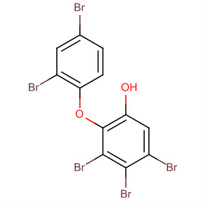 6-羟基-2,2,3,4,4-五溴二苯基醚结构式_35162-01-7结构式